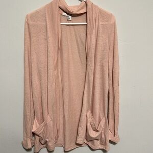 Light pink cardigan
